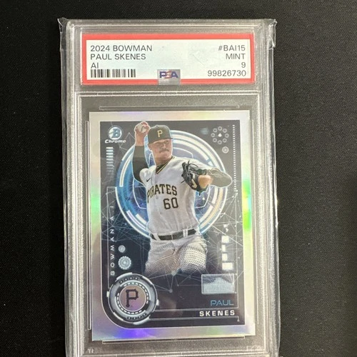 2024 Bowman - Bowman Ai Paul Skenes PSA 9-#BAI-15 (RC)