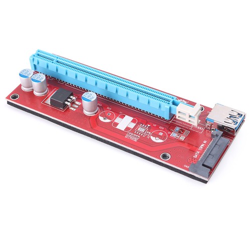 PCI-E Express USB3.0 1x to 16x Extender Riser Card Adapter SATA Power Cable g5 - 第 3/8 張圖片