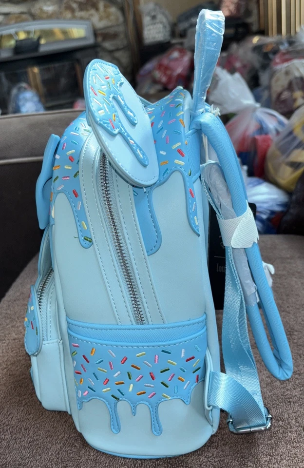 Mini Mochila Loungefly Disney Minnie Mouse Lollipop Sprinkles Nueva con Etiquetas Parque Disney Foto 3 de 4