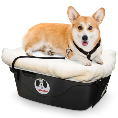 Fido Rido Dog Car Seat - Elevated Dog Booster Vehicle Seating, Safe and Comfo...