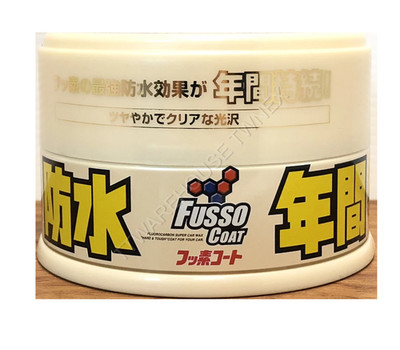 [US] NEW SOFT99 Fusso Coat 12 Month Wax Solid Car Waterproof 200g (White/Light)