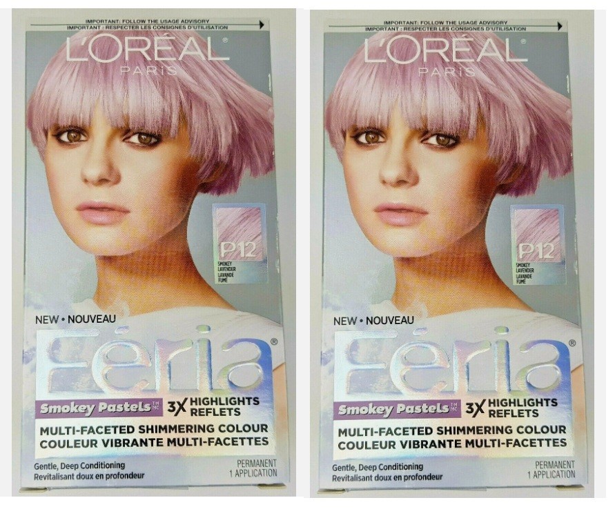 2 of L&rsquo;Or&eacute;al Feria Pastels Hair Color, P12 Lavender Dusk 