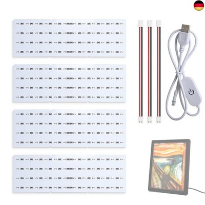 4PCS CMYK Lithophane LED Backlight Board Kit Compatible with Bambulab A1/A1
