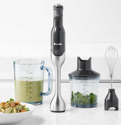 Breville Control Grip Immersion Blender Handheld Hand Mixer BSB510XL Smart