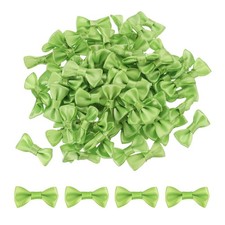 120 St&uuml;ck gr&uuml;ne Fliegen, 1,2" x 0,6" Schleifen zum Basteln von Satinschleifen