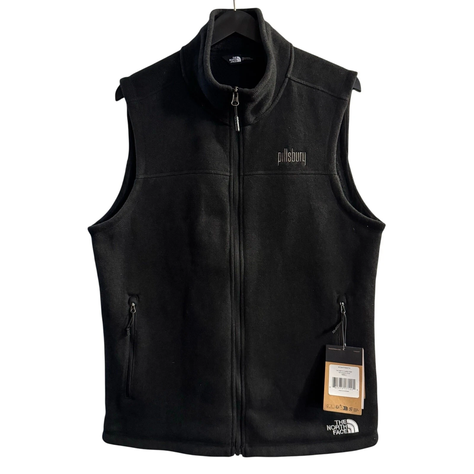 The North Face Sweater Fleece Men’s Vest Size Small Black Outdoors Gorpcore