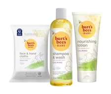 Burt's Bees Baby Gift Set for Baby Showers, Includes Baby Essentials, Shampoo...
