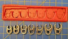 Snap On 7 Pc 38 Dr Flank Drive Flare Nut Crowfoot Set 207sfrh 38 - 34