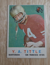 Top 10 Y.A. Tittle Football Cards 22