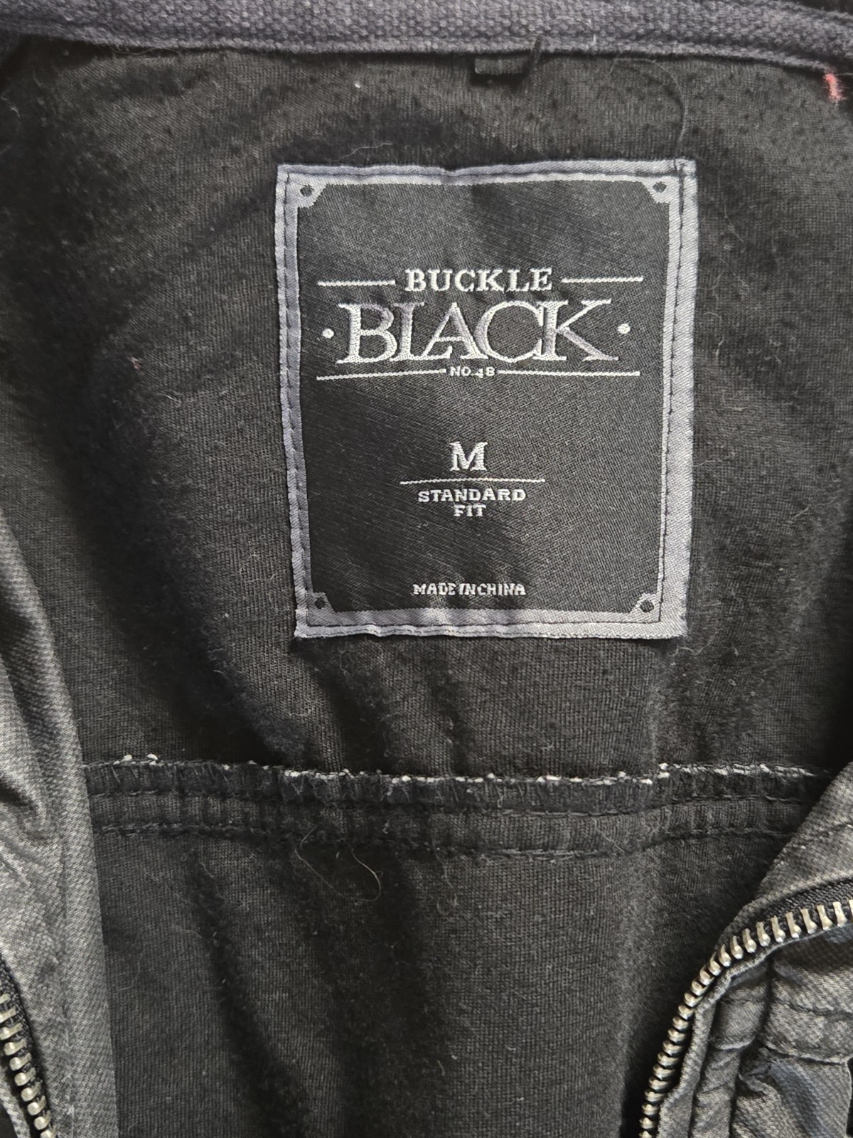 Black Buckle Utility Jacket (Read Description) - image 2