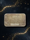 Vintage Canada National Refiners & Assayers 1 Oz .999+ Fine Silver Bar #403772 #