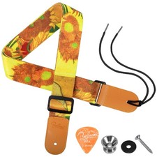 Ukulele Strap - BestSounds Uke Shoulder Straps with Leather Ends for Soprano ...