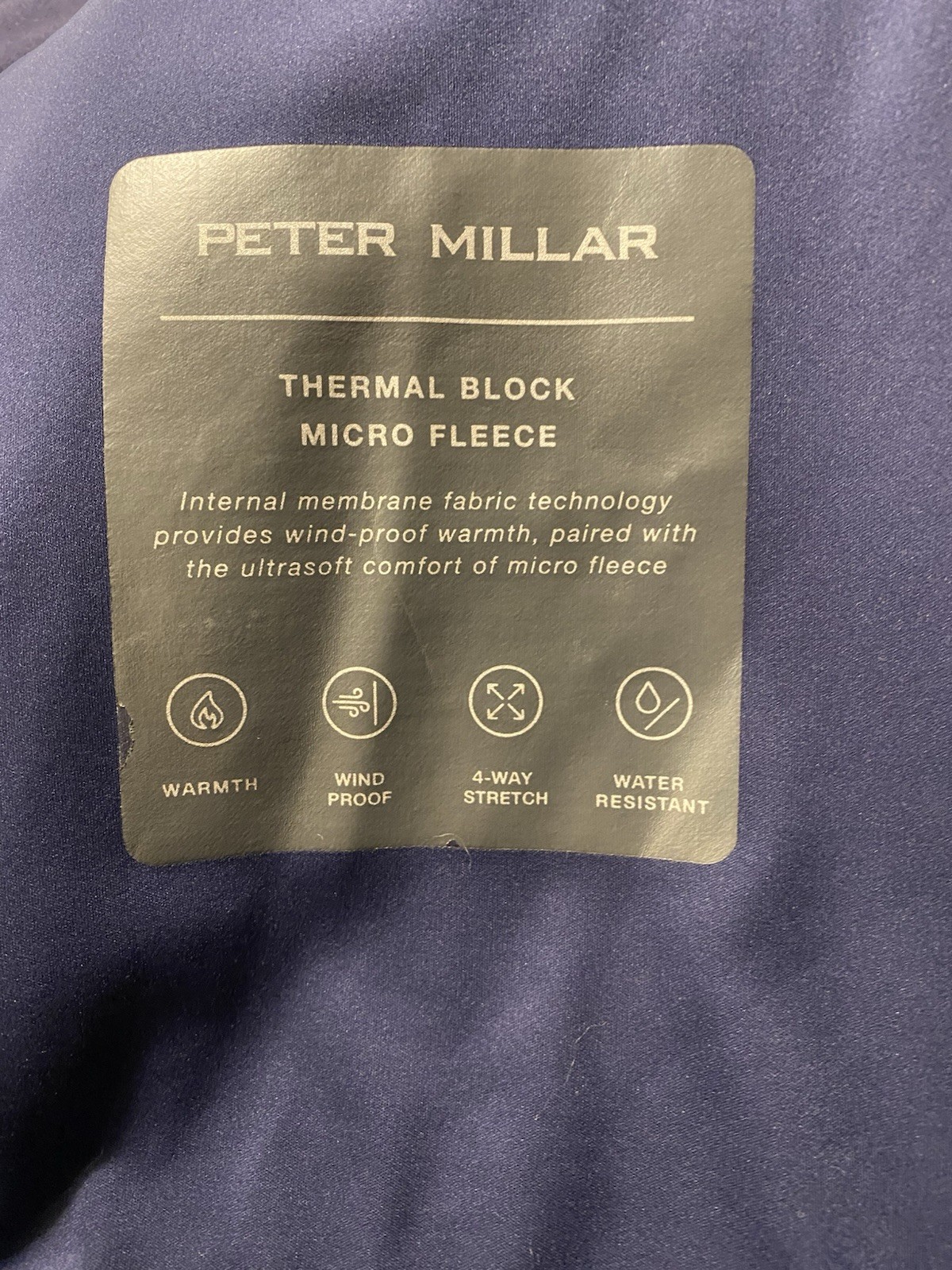 Peter Millar Men MediumJacket Thermal Block 3L La… - image 12