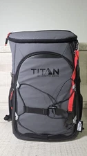 Titan by Arctic Zone 16qt Eco Backpack Cooler with Ice Walls - Sharkskin Gray