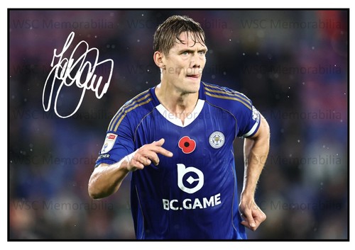 11596. Jannik Vestergaard Signed Pictures (A4 Prints) Leicester Southampton etc.