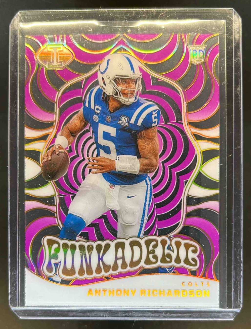 Anthony Richardson Panini Illusions Funkadelic #11 Signature-Purple 1/1