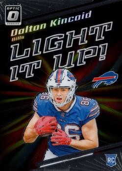 2023 Donruss Optic #LU-DK Dalton Kincaid Light It Up! RC