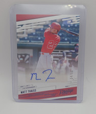 Panini 2021 Chronicles Prestige Autographs Matt Thaiss #PR-MT Blue /50 Angels