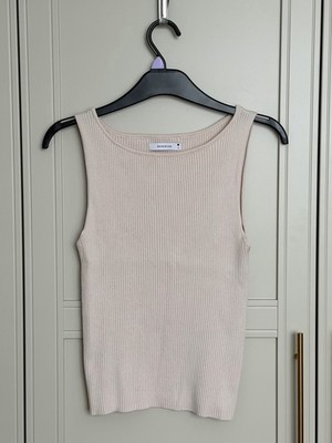 Reserved Geripptes Oberteil / top, Gr. S / 36, Beige, Neu