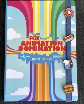 RARE Simpsons Bob s Burgers Krapopolis Universal Basic Guys Promotional Notebook