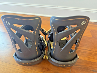 Flux DS Snowboard Bindings Men's Size Large - Black - NEW Open Box