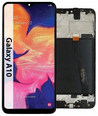 Für Samsung Galaxy A10 2019 A105 Display Komplettes Bildschirm LCD 1- Sim Rahmen