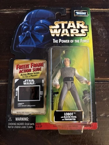Star Wars Lobot Power of The Force Freeze Frame Action Figure 1998 Kenner