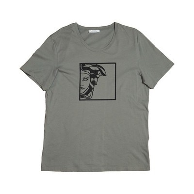 Versace Collection Texture Box Logo T-Shirt - Olive - XL - Great Cond - $250 SRP
