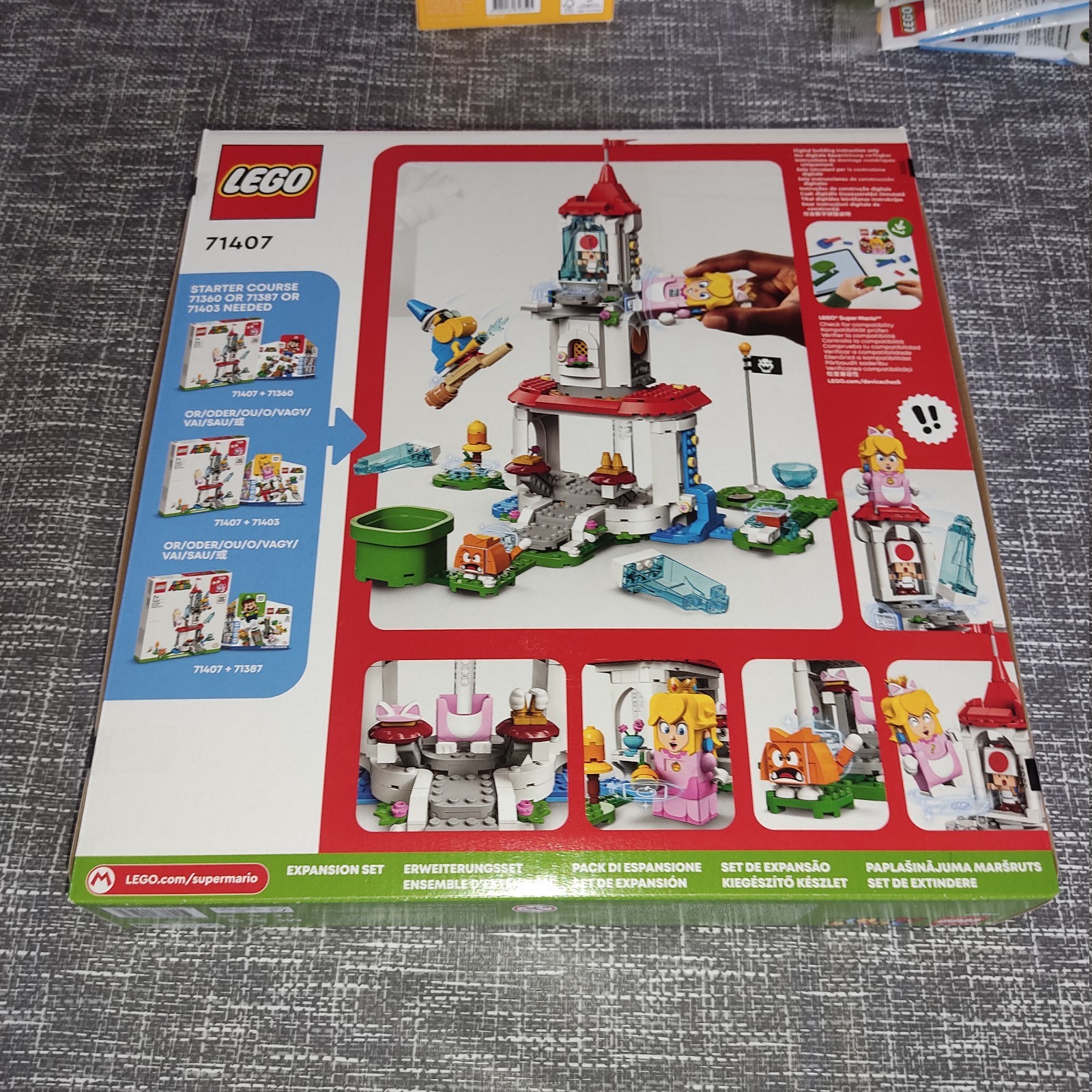 LEGO Super Mario 71407 costume de Peach chat interactif pour grimper et libérer Toad - 2