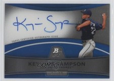 2010 Bowman Platinum Auto Refractor Blue 2/99 Keyvius Sampson #BPA-KSA Auto 0a1