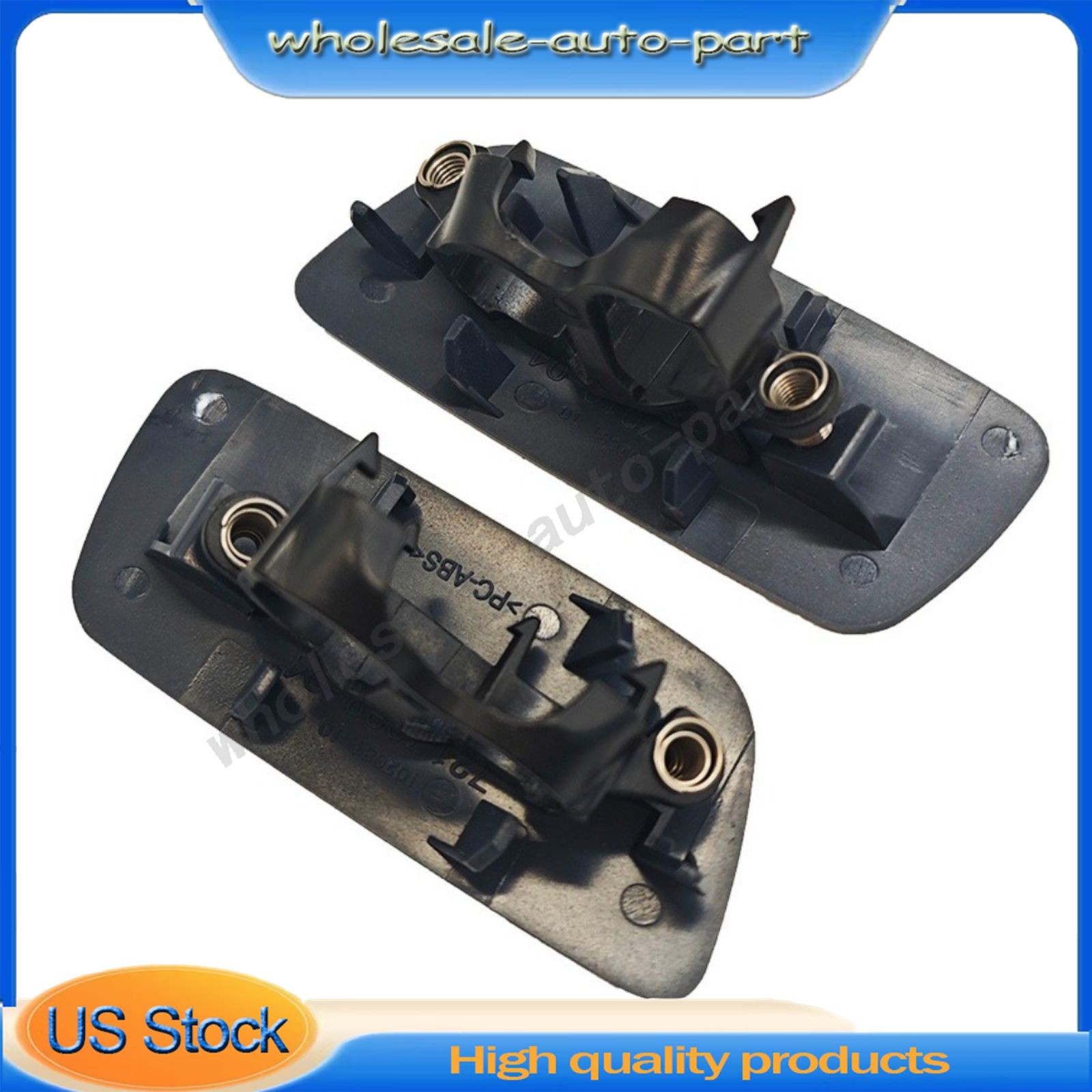 2PCS Front Headlight Washer Cover For 10-18 Rolls-Royce Ghost 61677244959/960
