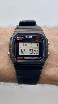 Rare Vintage CASIO W-47 Module 549 Men Digital Sport Watch 1980s Working