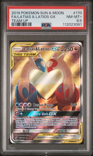 Latias & Latios-GX graded PSA 8.5 for sale on eBay