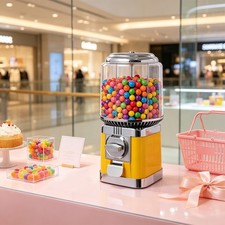 Bulk Vending Candy Machine 25 Cent Bubblegum Dispenser W/ Keys