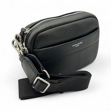 David Jones Black Women’s Shoulder Crossbody Handbag Faux Leather Ladies’ Bag