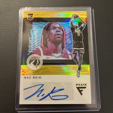 2019-20 Panini Chronicles - Flux Rookie Auto Naz Reid #FR-NAZ Red AU RC 3/10