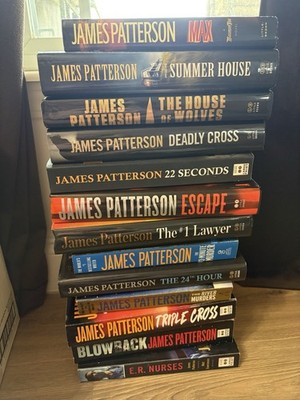 Lot of 13 James Patterson Crime Thriller Lot: Max, Summer House, Deadly Cross