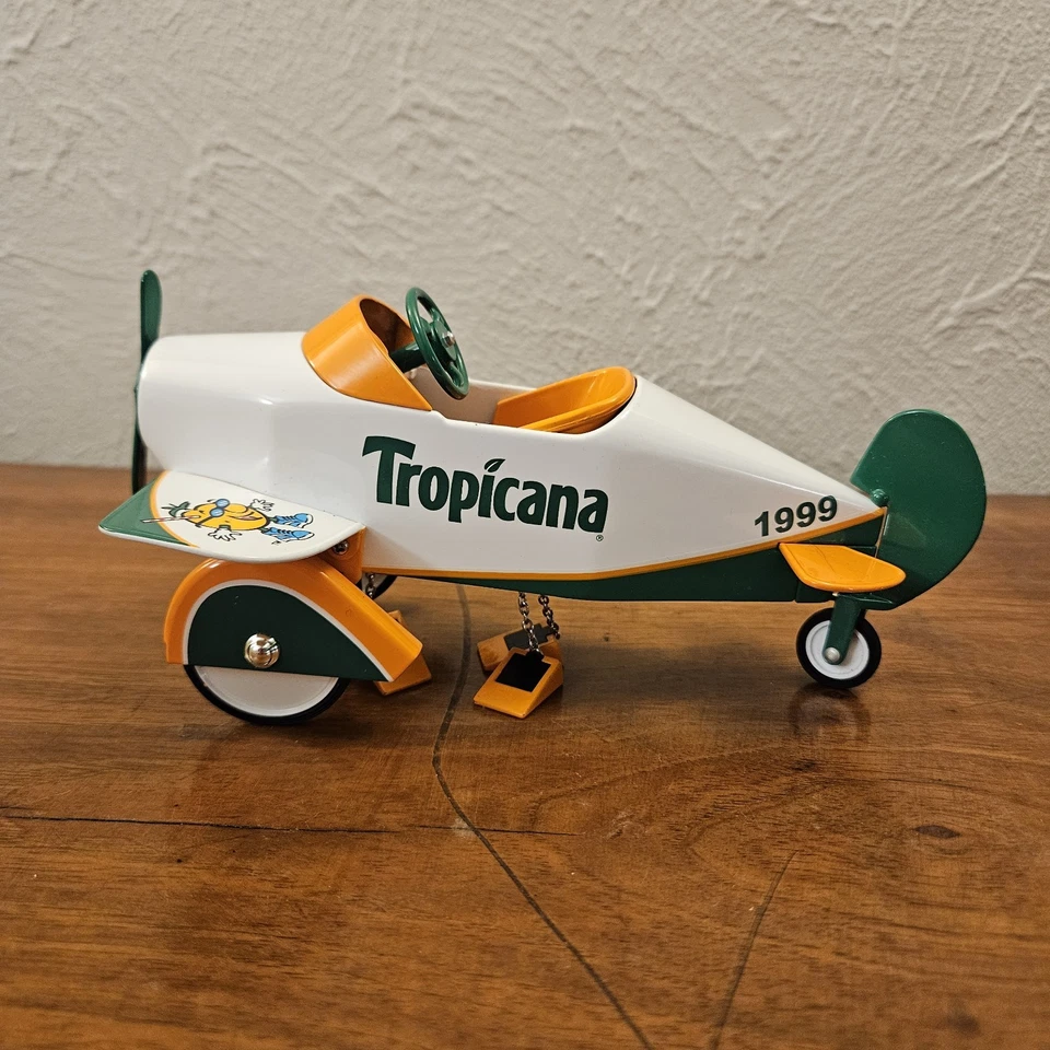 Avión a pedales Gendron Air King 1940 Tropicana Orange Juice Crown Premiums empleado Foto 4 de 4