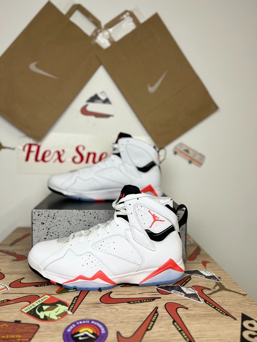 シューズ(男性用) AIR JORDAN 7 RETRO WHITE INFRARED Size 16 - Air Jordan 7 Retro White Infrared for sale online | eBay