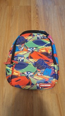 Authentic Sprayground Mini Backpack Bag Retro Streetwear Monogram   Lamborghini