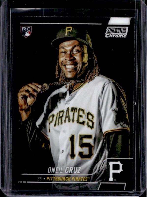 2022 Topps Stadium Club Chrome Oneil Cruz RC Rookie #237 Pirates