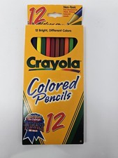 Vintage Crayola Colored Pencils 1998 12 Pack Made in Brazil Binny Smith