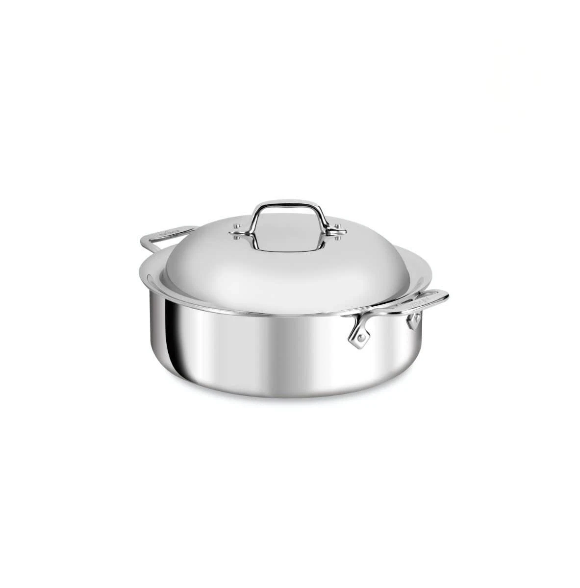 All-Clad Tri-Ply Stainless Steel 5-Qt All-in One Pan w/Domed Lid (DENT)