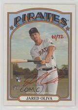 2021 Heritage High Number Special Edition Red Ink 61/72 Jared Oliva Auto 06z2