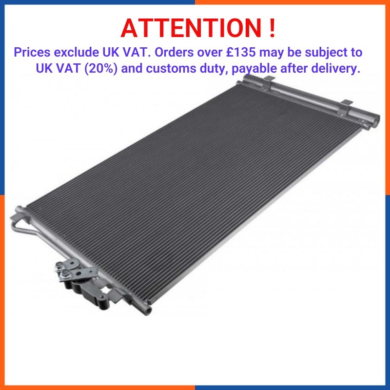 Radiateur de clim Jaguar résistant aux fuites pour réparer la climatisation habitacle