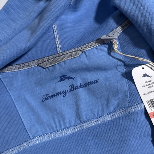 NEW Tommy Bahama Men's 3XL Mountain Bluebell Tobago Bay Full Zip Hoodie XXXL - Picture 7 of 12