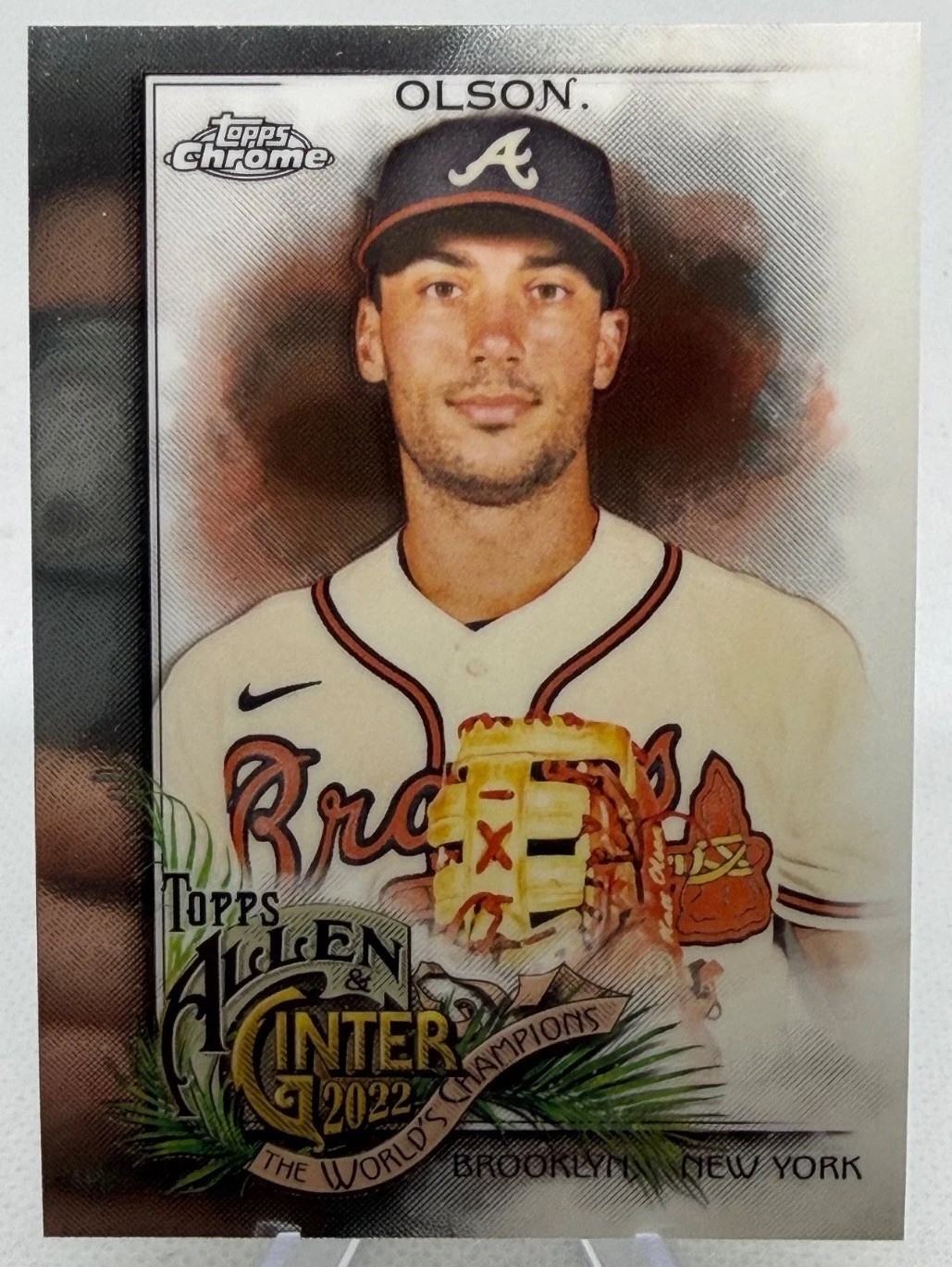 Matt Olson - 2022 Topps Allen & Ginter Chrome #57 Atlanta Braves