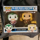 Funko Pop! Vinyl Joker (Beach) & Harley Quinn DC Hot Topic Exclusive 2 Pack