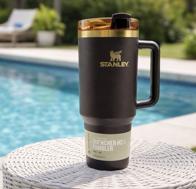 #ad Stanley Chocolate Gold Quencher 40oz Tumbler Flowstate H2.0 Factory Sealed $59.99