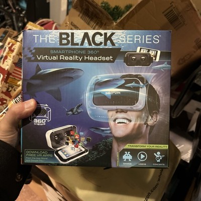 Black Series Smartphone 360 Degree Virtual Reality Headset w/ Head Strap- NEW